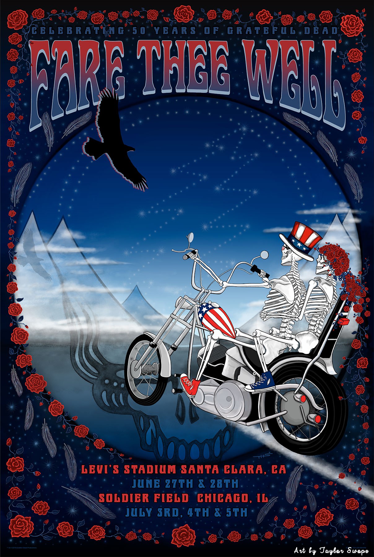 Taylor Swope’s Official Fare Thee Well Poster